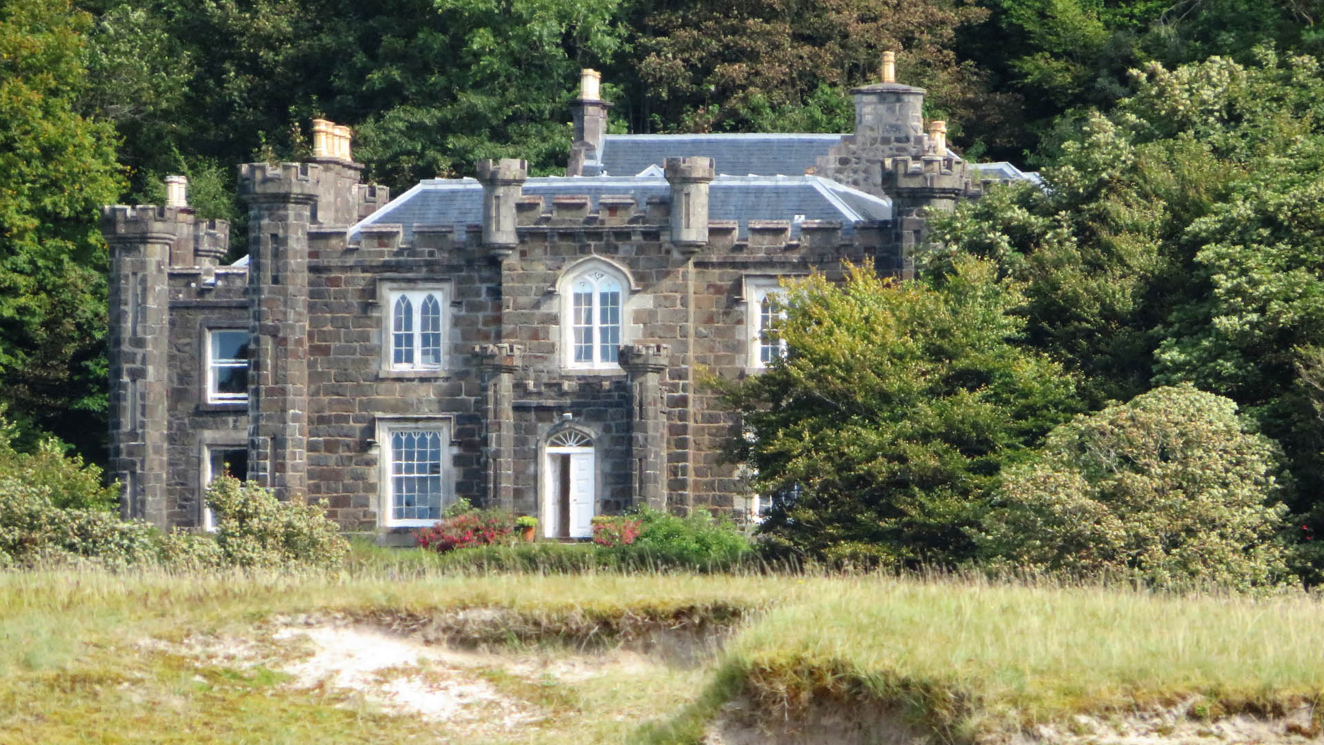 Calgary Castle near Calgary Bay