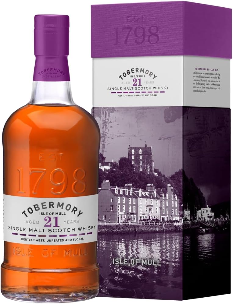 Tobermory 21 Year Old Single Malt Scotch Whisky